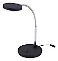 Bostitch® Metal Gooseneck LED Desk Lamp, 9-7/16"H, Black