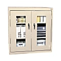 Sandusky® Clearview Storage Cabinet, 42"H x 36"W x 18"D, Putty