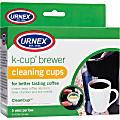 Weiman Urnex K-Cup® Brewer Cleaning Cups, 5 Oz Total, 5 Cups Per Pack, Box Of 4 Packs