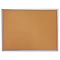 Quartet® Economy Corkboard, 18" x 24", Natural Cork Board, Aluminum Frame 1 thumbnail image
