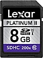 Lexar™ Platinum II 8GB SDHC™ Class 10 Memory Card 1 thumbnail image