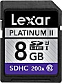 Lexar™ Platinum II 8GB SDHC™ Class 10 Memory Card