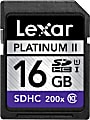 Lexar™ Platinum II 16GB SDHC™ Class 10 Memory Card
