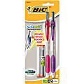 BIC® Automatic Mechanical Pencils, 0.7 mm #2 Lead, Clear, Pack Of 2 1 thumbnail image