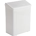 Impact Safe-Use Wall Mountable Sanitary Napkin Receptacle, 10-5/8"H, 9"W x 4-5/8"D, White