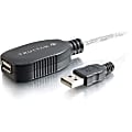 C2G 12m (40ft) USB Extension Cable - USB 2.0 to USB A - Active - M/F - 39.37 ft USB Data Transfer Cable - 39000 1 thumbnail image