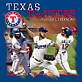 Lang Turner Licensing Monthly Wall Calendar, 12" x 24", Texas Rangers, January to December 2022