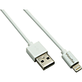VisionTek Lightning to USB 2 Meter Cable White (M/M) - 6.6 Ft USB lightning cable for iPhone, iPad Air, iPad Mini, iPod - Data and Power