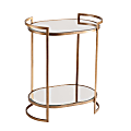 SEI Furniture Gardner Bar Table, 32"H x 26"W x 18"D, Gold 1 thumbnail image