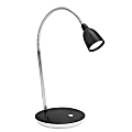 Lumisource Emu Table Lamp, 7"H, Black Shade/Black Base