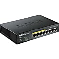 D-Link DGS-1008P 8-Port Gigabit Metal Desktop Switch with 4 PoE Ports - 8 Ports - 4 x POE - 4 x RJ-45 - 10/100/1000Base-T - Desktop 1 thumbnail image