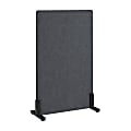 WorkPro® Motiva Freestanding Privacy Screen, 55”H x 34”W x 15”D, Cool Charcoal, Installation Included 1 thumbnail image