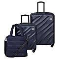Geoffrey Beene Puffer Hardside 3-Piece Luggage Collection, Navy 1 thumbnail image