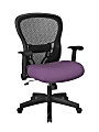 Office Star™ Deluxe R2 Ergonomic SpaceGrid Mid-Back Managers Chair, Purple