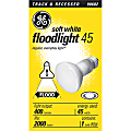 GE Indoor Miser® Floodlight, R20, 2 1/2" Diameter, 45 Watts