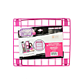 Locker Lounge™ Metal Locker Shelf, 12"H x 10"W x 2"D, Pink 1 thumbnail image