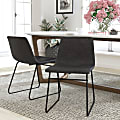 Flash Furniture Commercial Grade Dining Chairs, Gray/Black, Set Of 2 Chairs 1 thumbnail image