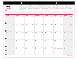 Office Depot® Brand Monthly Academic Desk Calendar, 22" x 17", 30% Recycled, July 2022 to June 2023 1 thumbnail image