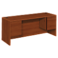 HON® 10700 72"W Double 3/4-Pedestal Computer Desk Credenza, Cognac 1 thumbnail image