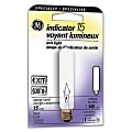 GE Candelabra Base Exit Light Bulb, 15 Watts 1 thumbnail image