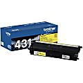 Brother® TN-431 Yellow Toner Cartridge, TN-431Y