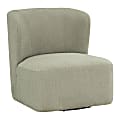 Office Star Lucia Fabric Swivel Accent Chair, Fog 1 thumbnail image