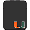 Centon Collegiate - University of Miami Edition - protective sleeve for tablet - neoprene - black