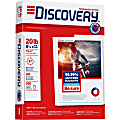 Discovery Premium Selection Laser, Inkjet Copy & Multipurpose Paper - White - 97 Brightness - Letter - 8 1/2" x 11" - 20 lb Basis Weight - 200000 / Pallet - Excellent Ink Absorption, Anti-jam