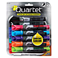 Quartet® EnduraGlide® Dry-Erase Markers, Chisel-Tip, Assorted Colors, Pack Of 12