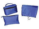 TJ Riley & Co. 3-Piece Cosmetic Carrier Set With 4 Toiletry Bottles