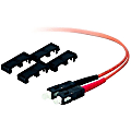 Belkin - Patch cable - SC/PC multi-mode (M) to SC/PC multi-mode (M) - 15 m - fiber optic - 62.5 / 125 micron - OM1 - orange