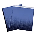 Office Depot® Brand Glamour Bubble Mailers, 22-1/2"H x 19"W x 3/16"D, Blue, Pack Of 48 Mailers