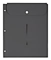 Office Depot® Brand Poly Binder Pocket, 8-1/2" x 11", 100-Sheet, Gray 1 thumbnail image