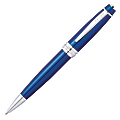Cross® Bailey™ Ballpoint Pen, Medium Point, 0.7 mm, Blue Barrel, Black Ink