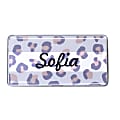 The Mighty Badge™ Animal Print Name Badge Kit, 1 1/2" x 3", Leopard Print, Pack Of 10