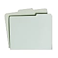 SKILCRAFT File Guide Card Sets, 1/3 Cut, 1st Position, Letter Size, 50% Recycled, Green, Pack Of 100 (AbilityOne 7530-00-988-6515)