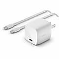 Belkin BoostCharge 30W USB-C GaN Wall Charger (USB-C Cable included) - Power Adapter - White 1 thumbnail image