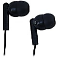 AVID AE-215 LIGHTWEIGHT 1 USE EARBUD WITH SILICONE EAR TIPS - Stereo - Black - Mini-phone (3.5mm) - Wired - 1AE215HPBLKSTK 1 thumbnail image