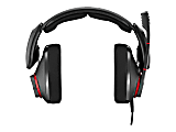 EPOS GSP 500 - Headset - full size - wired - 3.5 mm jack - black, red 1 thumbnail image