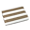 1888 Mills Fibertone Pool Towels, Stripes, Tan, Set Of 48 Towels