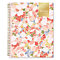 2024 Day Designer Weekly/Monthly Planning Calendar, 8-1/2" x 11", Petals, January To December