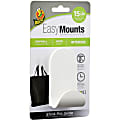 Duck Brand EasyMounts Interior Drywall J Hook - 15 lb (6.80 kg) Capacity - 1.8" Width x 3.5" Length - for Sports Equipment - White - Matte - 1 Each 1 thumbnail image