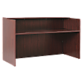 Lorell® Essentials 72"W Reception Computer Desk, Mahogany 1 thumbnail image