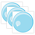 Eureka Paper Cut-Outs, Seas the Day Bubbles, 5-1/2” x 5-1/2”, 36 Cut-Outs Per Pack, Bundle Of 3 Packs 1 thumbnail image