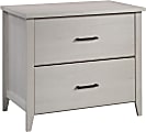Sauder® Summit Station 34"W x 17"D Lateral 2-Drawer File Cabinet, Glacier Oak 1 thumbnail image