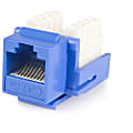 StarTech.com StarTech.com Cat5e RJ45 Keystone Jack Blue - 110 Type 110 Type Cat. 5 Keystone Jack A+B - Network Connector - RJ-45 1 thumbnail image