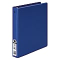 Wilson Jones® 3-Ring Binder, 1" Round Rings, 36% Recycled, Blue 1 thumbnail image