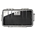 [Pelican ] +[Polycarbonate] + [1060 Micro Case] + {9.37" x 5.56" x 2.62"} + [Clear/Black] + {1} 1 thumbnail image