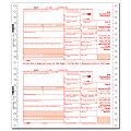 ComplyRight™ 5498 Continuous Tax Forms, Copies A, B and C, 3-Part, 9" x 11", Pack Of 100 Forms