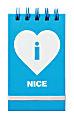 One Direction Limited Edition 1D + OD Together Memo Pad, Harry - Nice, Sky Blue 1 thumbnail image